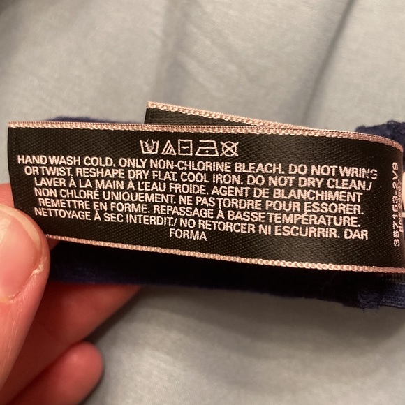 Navy Blue Victoria’s Secret Bralette, Size Small - Picture 6 of 7